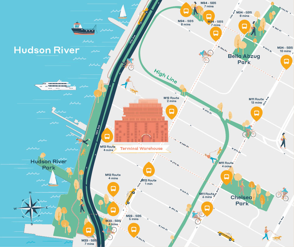 terminal warehouse map shuttle home