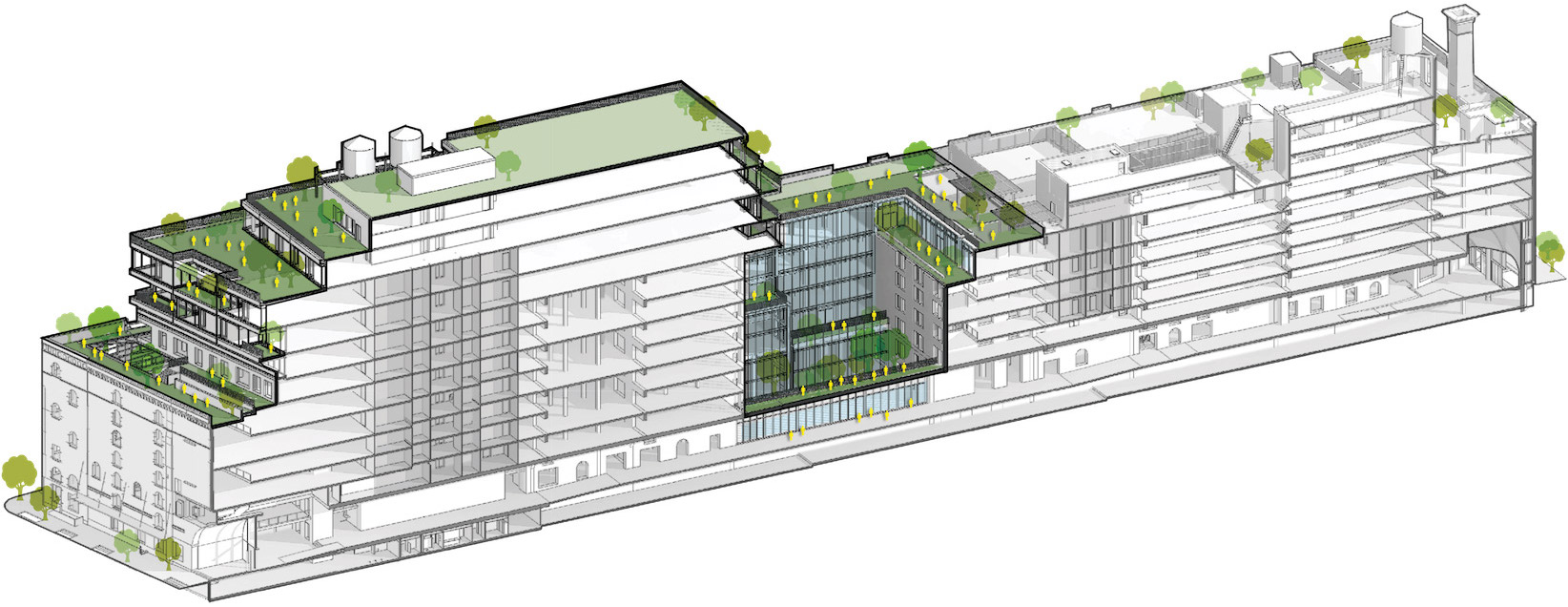 terminal warehouse nyc axon green spaces